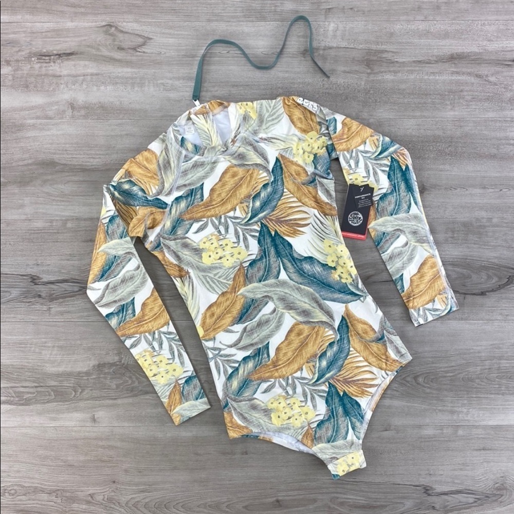 ☀️RIP CURL☀️ G BOMB LONG SLEEVE BZIP UV SURFS BODY SUIT - Picture 3 of 17